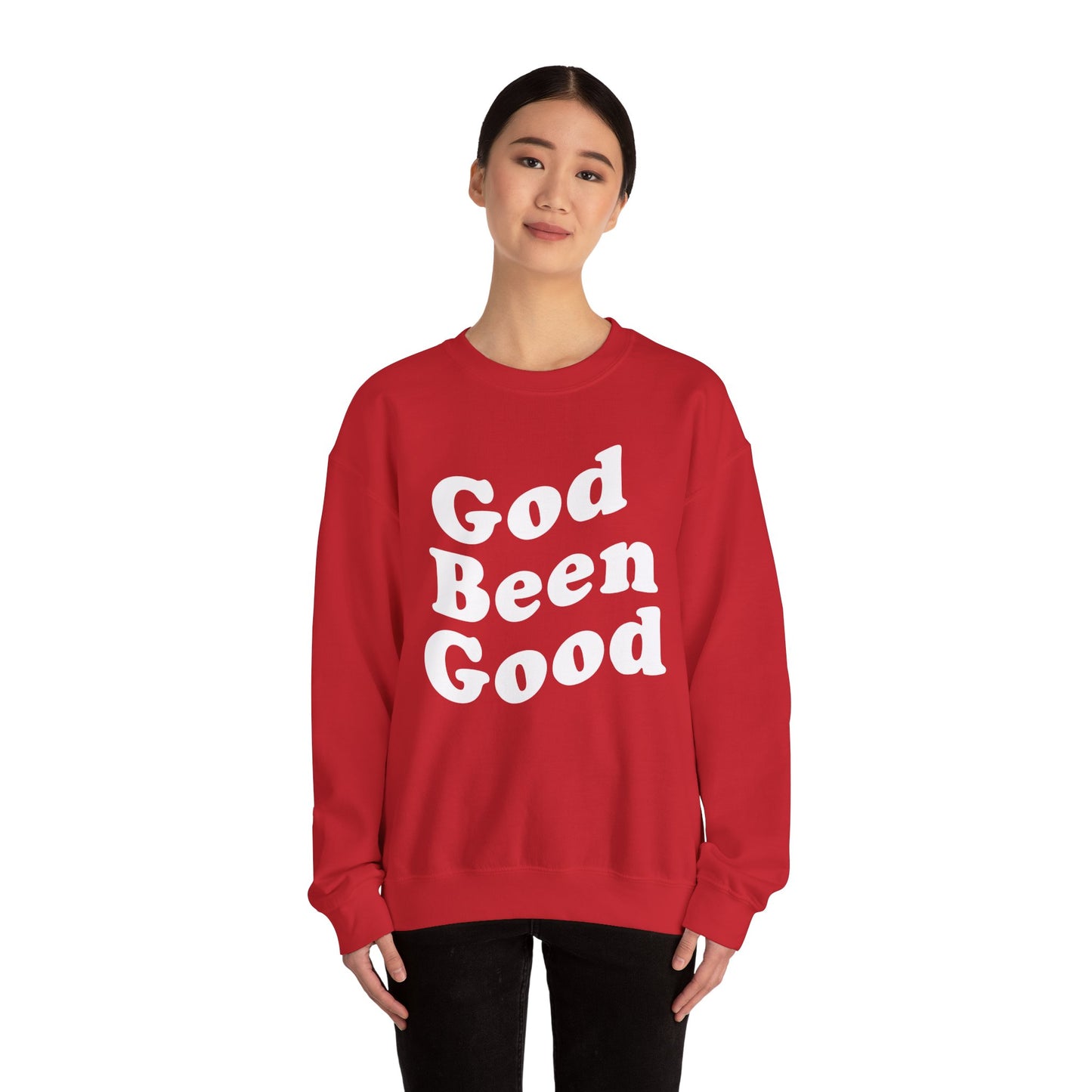 God Been Good Sweater- Wear Your Testimony